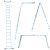 Сходи багатоцільові алюмінієві 4×4 ступенів 4.58м FLORA 5031324
