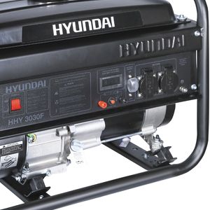 Бензиновий генератор Hyundai HHY 3030F - МЕТАЛЛИЧЕСКАЯ РАМА Все элементы силовой ...