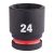 Головка ударная ShW 1/2'' STD MILWAUKEE, 24мм