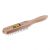 Щітка ручна, 6-рядна, корпус із дерева, cталевий дріт BT-0004