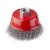 Щітка чашкова, 75 мм, M14, кручений дріт, для КШМ, 12500 об/хв INTERTOOL BT-1075