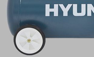 Компрессор Hyundai HYC 2024 - ТРАНСПОРТИРОВОЧНЫЕ КОЛЕСА ПОВЫШЕННОЙ НАД...