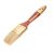 Кисть плоская 1,5", универсальная, деревянная нелакированная ручка Topex 19B615