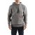 Толстовка MILWAUKEE, WH MW GR XXL с капюшоном, серая, (размер XXL)