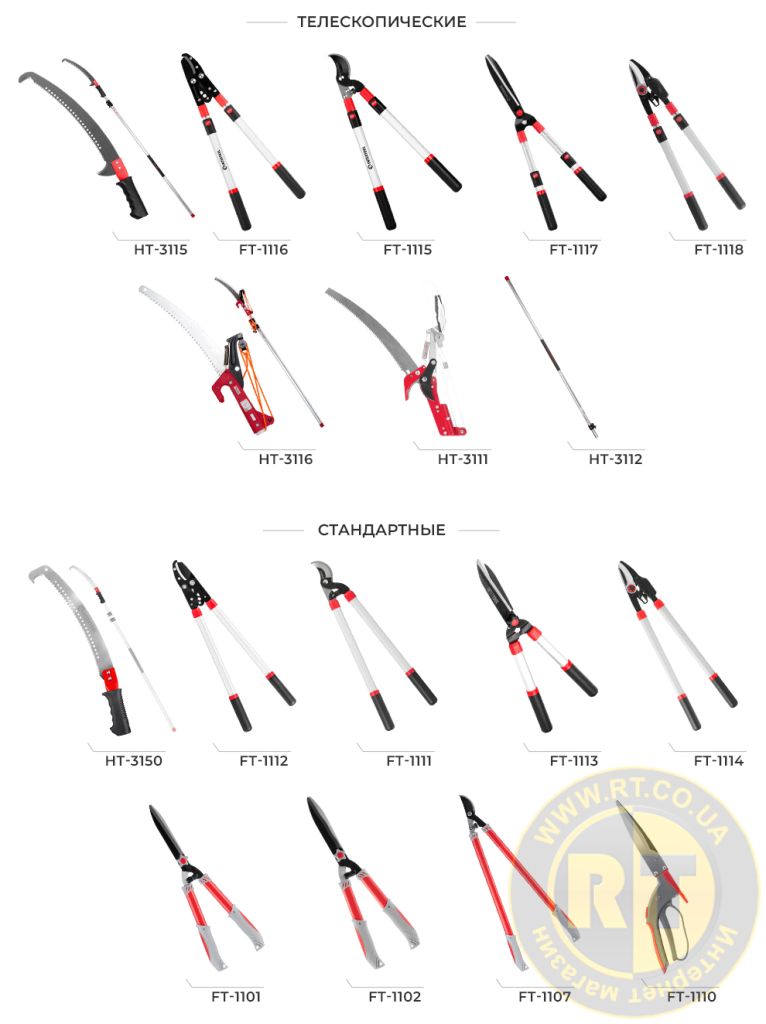 Лінійка ручних садових інструментів